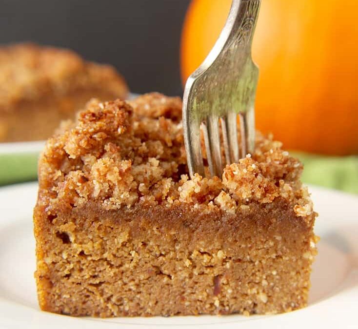 Paleo Pumpkin Coffee Cake Recipe